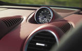 Porsche 718 Spyder 2020 road test review - clock