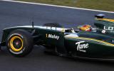 Lotus F1 returns; Vettel fastest