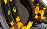 Ferrari 488 Pista 2019 road test review - seatbelts