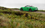 Porsche 718 Boxster GTS 4.0 2020 road test review - static rear Porsche 718 Boxster GTS 4.0 2020 road test review - static rear