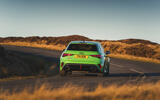 19 Audi RS3 2025 Autocar road test review rear cornering 19 Audi RS3 2025 Autocar road test review rear cornering