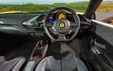 Ferrari 488 Pista 2019 road test review - dashboard