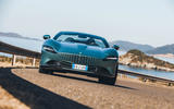 19 Ferrari Roma Spider FD 2023 front cornering sea 19 Ferrari Roma Spider FD 2023 front cornering sea