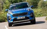 19 Kia Sportage 2020 road test review update cornering front