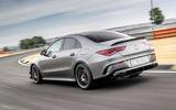 Mercedes-AMG CLA 45 S 2019 road test review - track rear