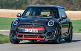 Mini JCW GP 2020 road test review - cornering front Mini JCW GP 2020 road test review - cornering front
