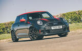 19 Mini John Cooper Works 2025 Autocar road test review front static