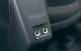 Peugeot e-2008 2020 road test review - rear USB ports