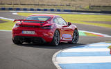 Porsche 718 Cayman GT4 2019 road test review - static rear