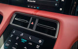 Porsche Taycan 2020 road test review - air vents