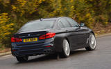 Alpina D5 S review on the road rear