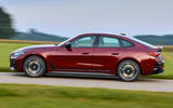2 BMW 4 Series Gran Coupe 2021 first drive tracking side 2 BMW 4 Series Gran Coupe 2021 first drive tracking side