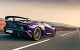 Lamborghini Aventador SVJ 2019 road test review - hero rear