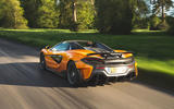 McLaren 600LT Spider 2019 road test review - hero rear