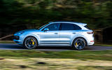 Porsche Cayenne Turbo S E-Hybrid road test review - hero side Porsche Cayenne Turbo S E-Hybrid road test review - hero side