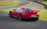 Porsche 718 Cayman GT4 2019 road test review - hero rear