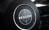 Ford Mustang Bullitt 2018 road test review - steering wheel logo