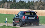Mini JCW GP 2020 road test review - cornering rear Mini JCW GP 2020 road test review - cornering rear