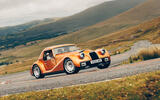 20 Morgan Supersport 2025 Autocar road test review front cornering
