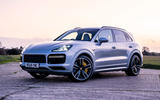 Porsche Cayenne Turbo S E-Hybrid road test review - static front Porsche Cayenne Turbo S E-Hybrid road test review - static front