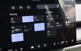 20 Volvo EX60 autocar road test review settings screen