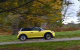 2024 Mini Cooper C 3dr in yellow   dynamic, side 2