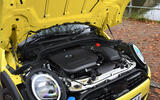 2024 Mini Cooper C 3dr in yellow   engine