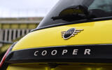 2024 Mini Cooper C 3dr in yellow   rear badges