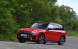 2024 Mini Countryman side at speed 2 2024 Mini Countryman side at speed 2