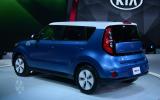 Wraps come off the Kia Soul EV at Chicago motor show