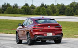 BMW X4 2018 road test review cornering rear