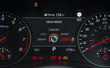 Kia Stinger GT line 2018 review instrument cluster