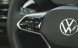 21 Volkswagen ID 4 2021 road test review steering wheel buttons 21 Volkswagen ID 4 2021 road test review steering wheel buttons