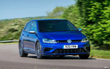 Volkswagen Golf R 2019 road test review - cornering front