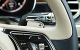 Bentley Continental GT 2018 Autocar road test review gear shifters