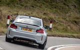 BMW M2 CS 2020 road test review - on the road rear