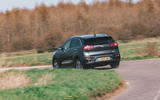 Kia e-Niro 2019 road test review - cornering rear