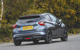 Nissan Micra N-Sport 2019 road test review - cornering rear