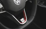 22 Volkswagen ID 4 2021 road test review steering wheel logo 22 Volkswagen ID 4 2021 road test review steering wheel logo