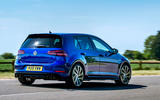 Volkswagen Golf R 2019 road test review - cornering rear