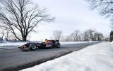 Red Bull F1 car on ice: pics