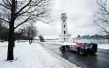 Red Bull F1 car on ice: pics