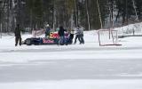 Red Bull F1 car on ice: pics