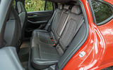 BMW X4 M Competition 2019 road test review - rear seats
