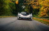 23 McLaren 620R 2021 road test review hero nose