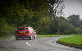 MG 5 SW EV 2020 Road test review - on the road rear