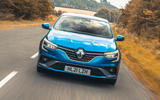 23 Renault Megane E Tech PHEV road test 2021 on road nose