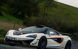 24 McLaren 620R 2021 road test review otr front