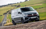 24 Volkswagen Transporter 2022 road test review cornering front