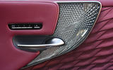 Lexus LS500h 2018 road test review door cards